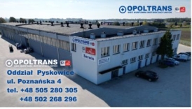 Już działa ! Oddział OPOLTRANS w Pyskowicach.