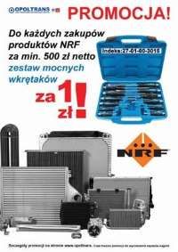 Do każdych zakupów produktów NRF za min. 500 zł netto zestaw mocnych wkrętaków za 1 zł!