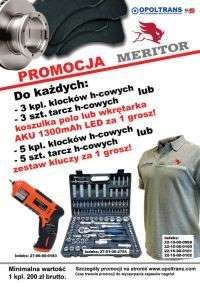 MERITOR w promocji klocki hamulcowe i tarcze hamulcowe