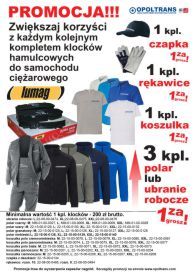   Promocja Lumag klocki hamulcowe - plakat  