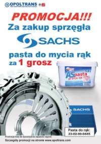   Promocja sprzęgieł Sachs  