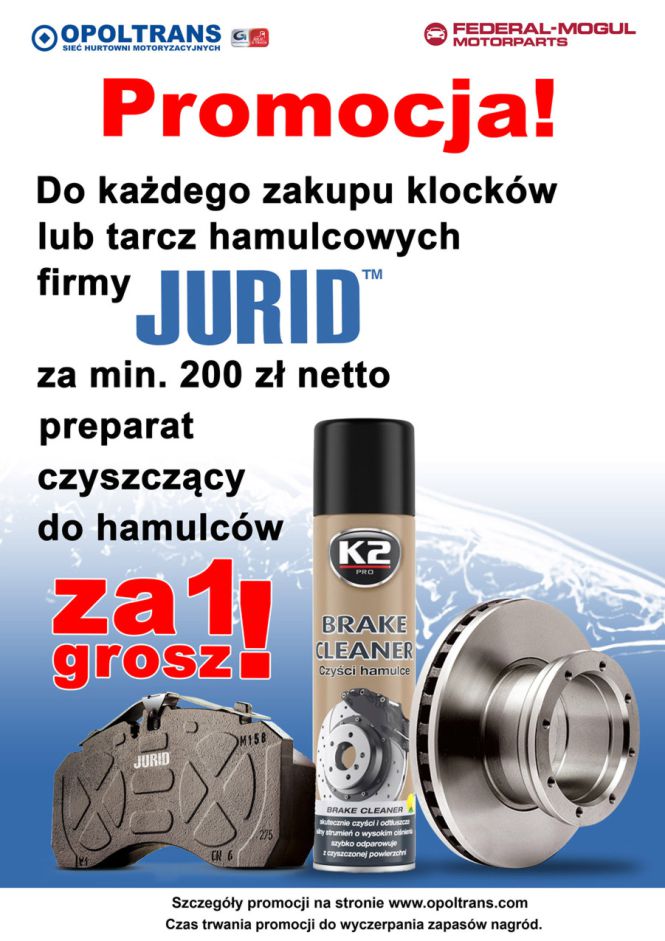 Promocja produktów firmy Jurid 