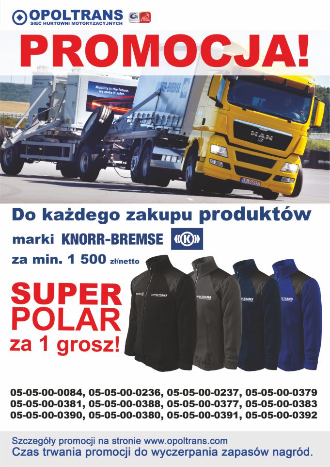 Opoltrans Do Ka dego Zakupu Produkt w Marka KNORR BREMSE Za Min 1 Opoltrans Do Ka dego Zakupu Produkt w Marka KNORR BREMSE Za Min 1