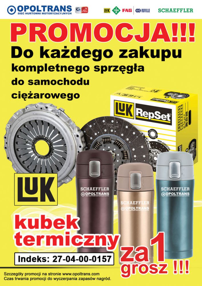 Promocja sprzęgła LUK