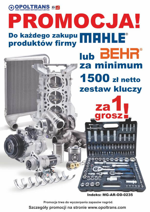 Plakat promocja produktów MAHLE