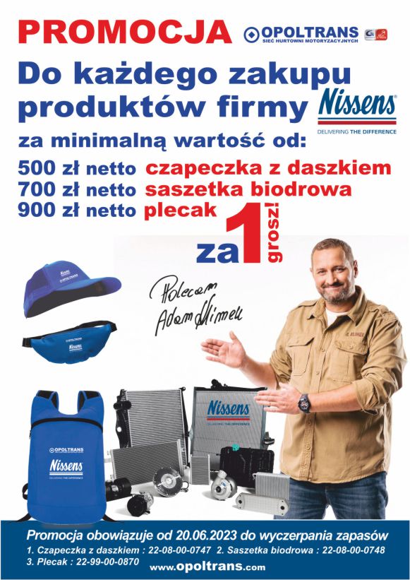 Plakat z promocją Nissens