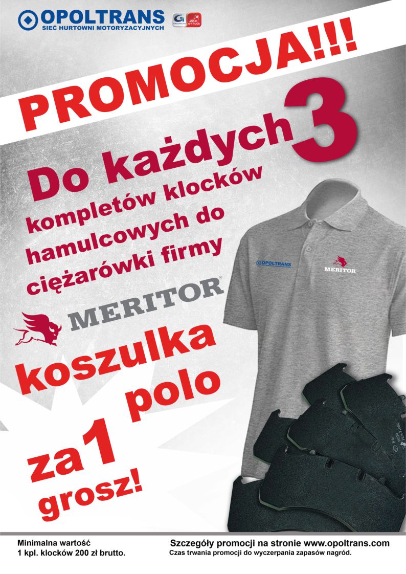 Klocki hamulcowe Meritor do ciężarówki