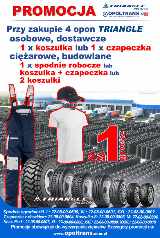 promocja na opony Triangle