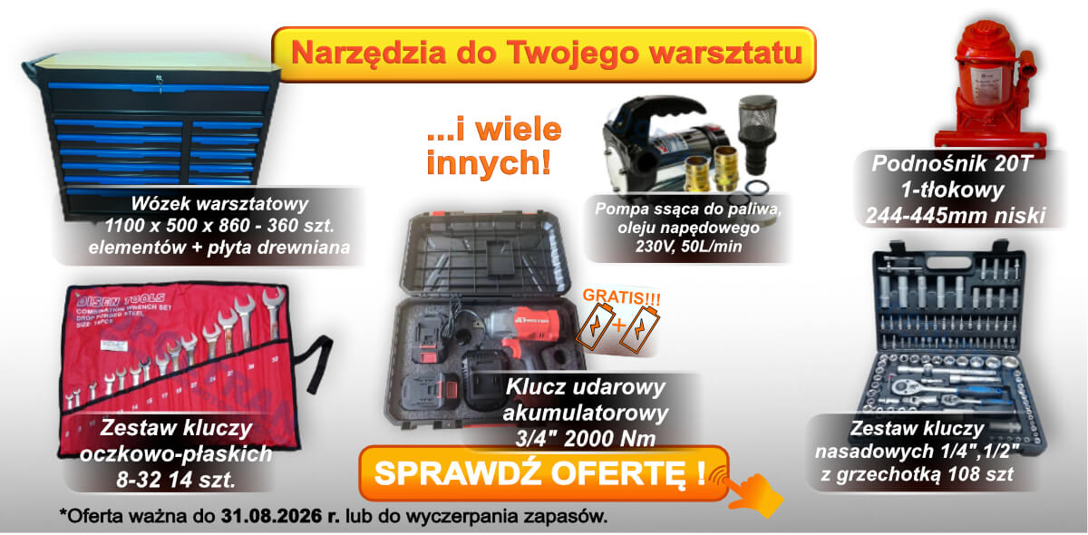 Narzędzia niezbędne w warsztacie